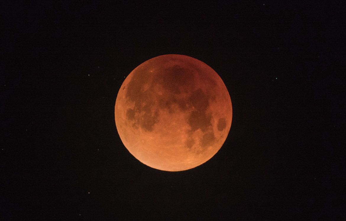 Éclipse de Lune - Napa, Californie