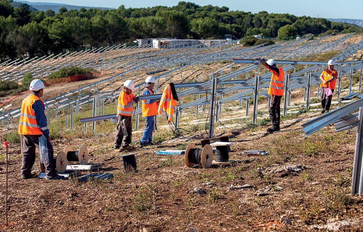 Projet de parc photovoltaïque « Solaris Civis » à Ventabren. 