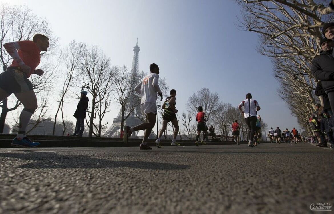 Marathon de Paris en 2013.