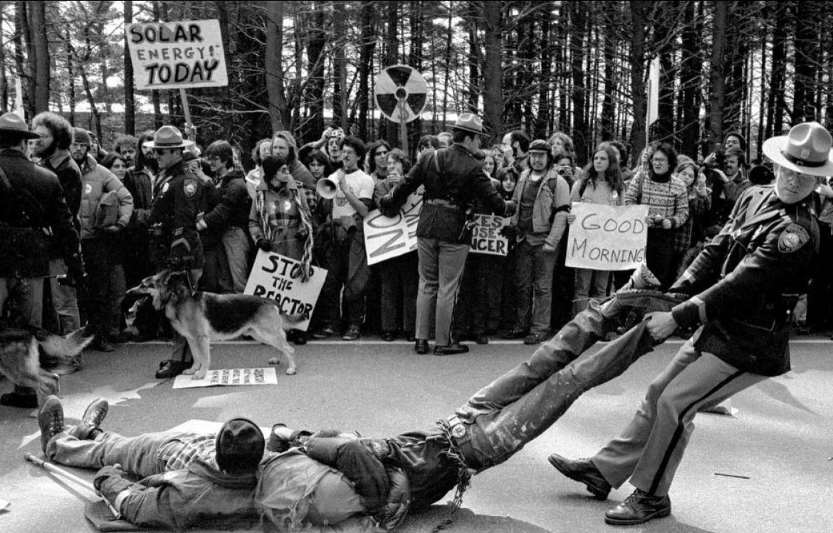 Manifestations anti-nucléaires, années 1970